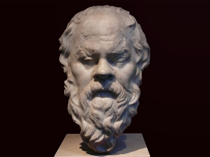 Roman bust of Socrates