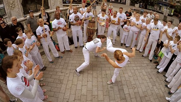 Capoeira roda formation