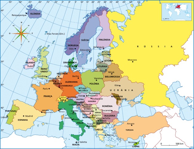 Europe Régions Carte Politique Avec Des Pays Uniques 54 Off