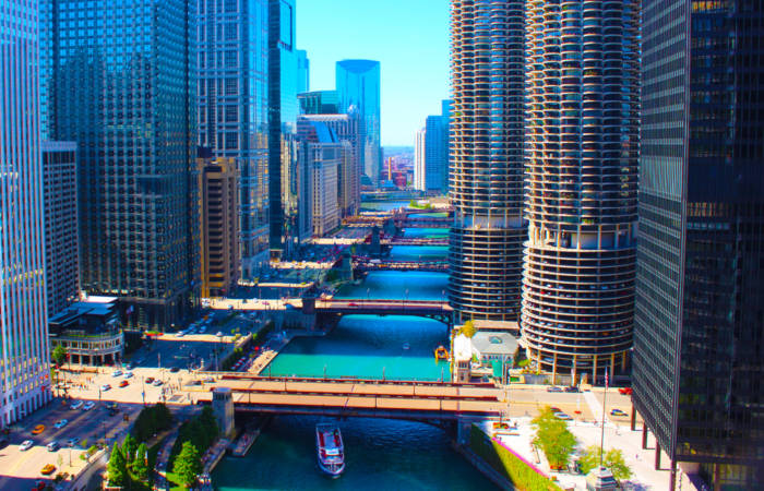 Chicago is the city where the world's first skyscraper was built.