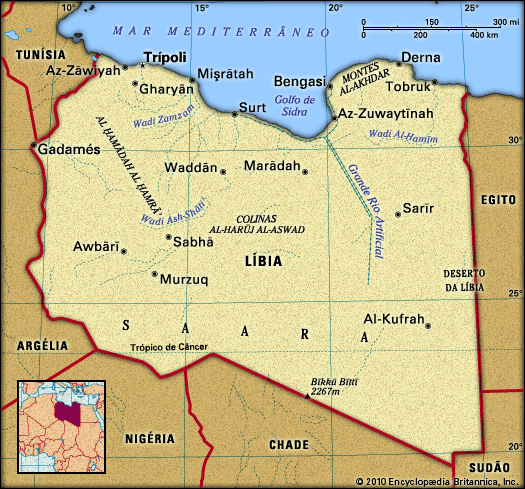 Libiya Map