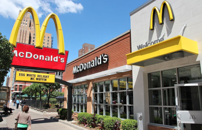 McDonald's is considered the largest chain of hamburger fast food restaurants in the world, based in the United States. *