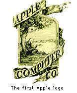 First Apple logo