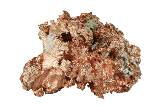 Copper ore in its natural state
