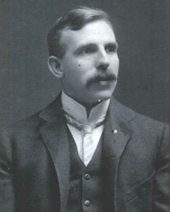 Young Ernest Rutherford.