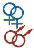 Gay symbol.